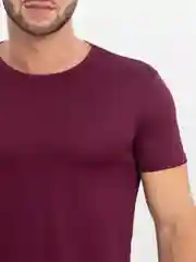 Бордовый спортивная мужская футболка