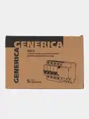 Серый дифференциальный автоматический выключатель АД14 4Р 10А 30мА GENERICA