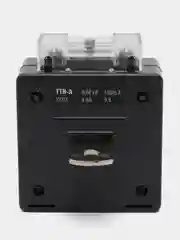 Черный трансформатор тока ТТИ-А 150/5А 5ВА класс точности 0,5
