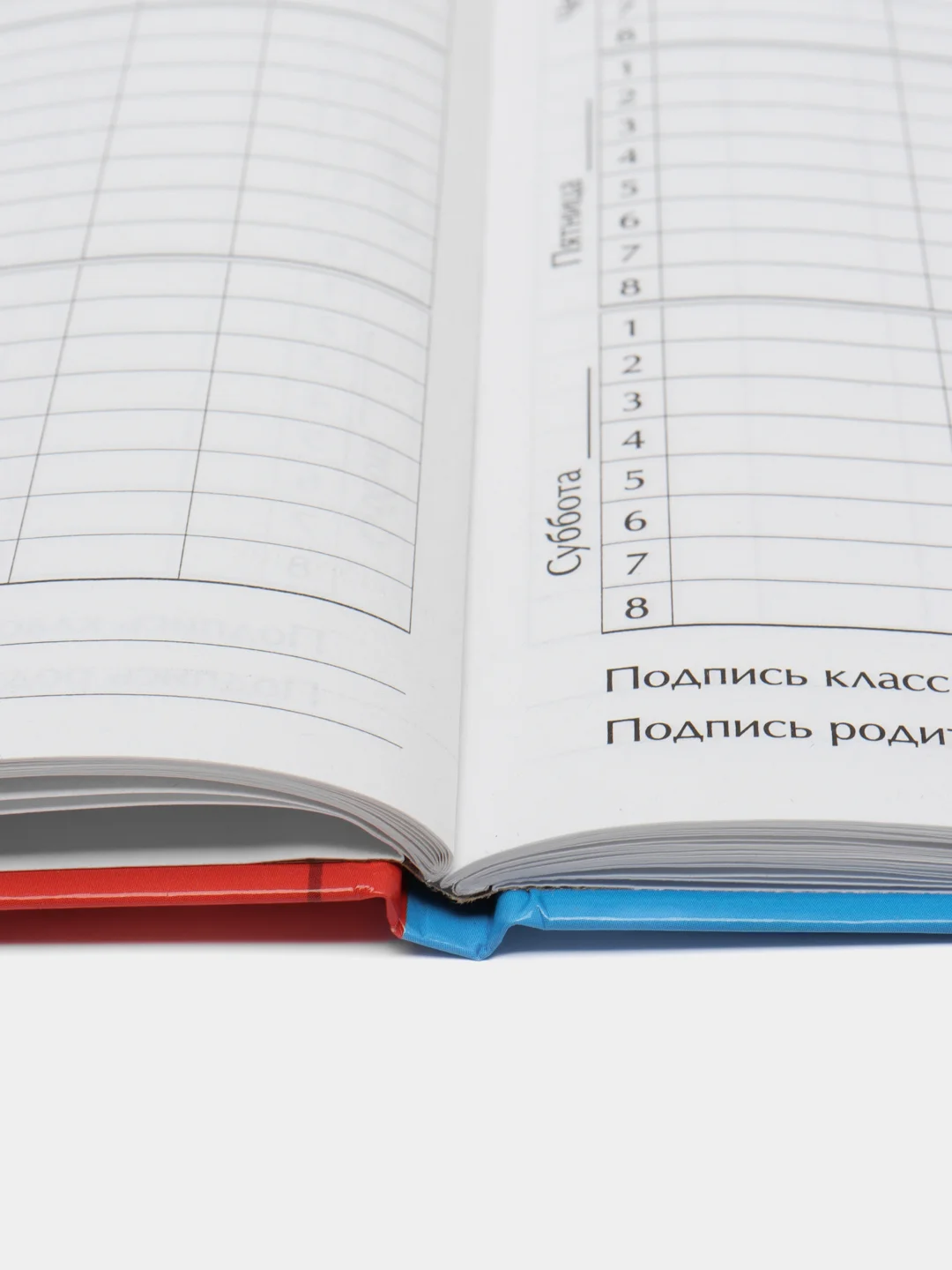 Голубой школьный дневник, твердая обложка