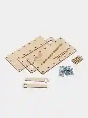 Красный купюрница / Конверт для денег на болтах