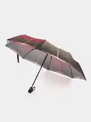 Красный женский зонт три слона, суперавтомат, омбре