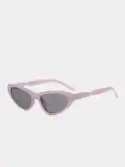 Сиреневый солнцезащитные очки Eyewear Twist в оправе кошачий глаз Итальянского дизайна