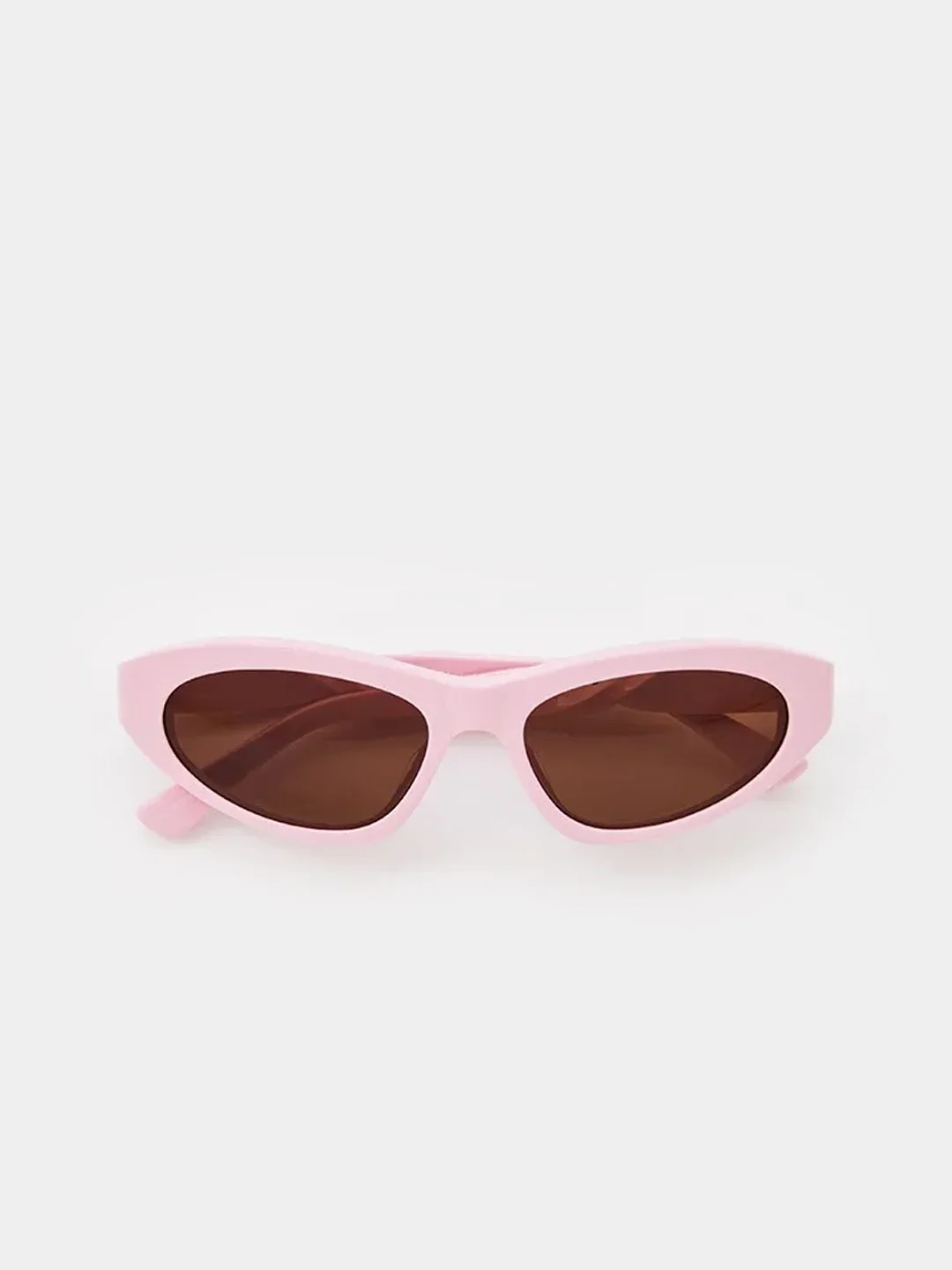 Розовый солнцезащитные очки Eyewear Twist в оправе кошачий глаз Итальянского дизайна