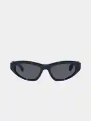 Черный солнцезащитные очки Eyewear Twist в оправе кошачий глаз Итальянского дизайна