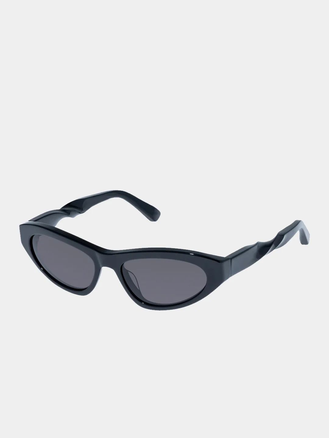 Сиреневый солнцезащитные очки Eyewear Twist в оправе кошачий глаз Итальянского дизайна