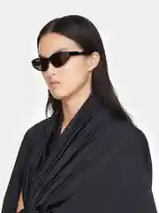 Сиреневый солнцезащитные очки Eyewear Twist в оправе кошачий глаз Итальянского дизайна