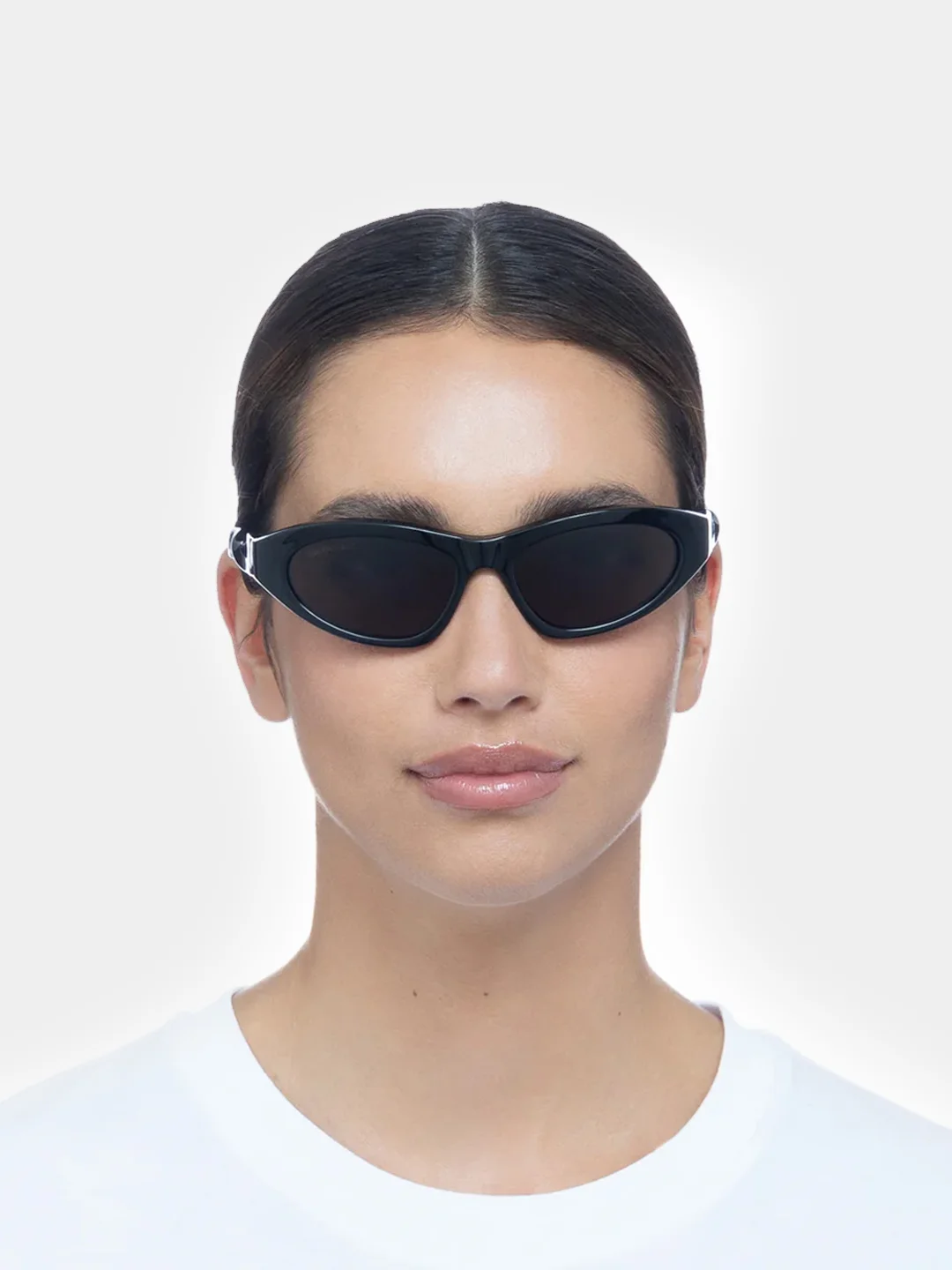 Сиреневый солнцезащитные очки Eyewear Twist в оправе кошачий глаз Итальянского дизайна