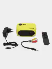 Белый проектор портативный, LED мини, Smart Mini Projector, для домашнего кинотеатра