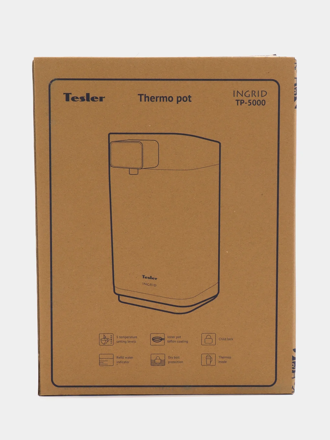 Тёмно-серый термопот TESLER TP-5000
