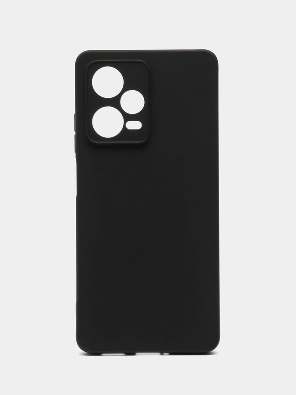 Чехол-накладка Krutoff Soft Case для Xiaomi Redmi Note 12 Pro 5G черный