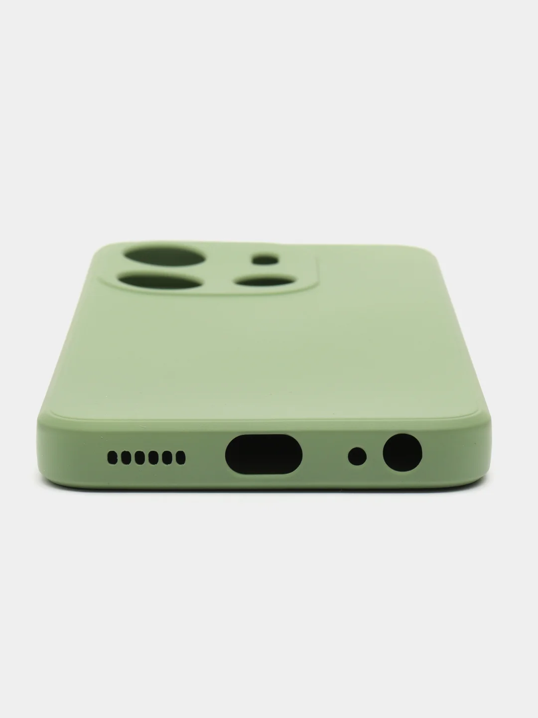 Чехол-накладка Krutoff Silicone Case для TECNO POP 7/7 Pro/Spark Go 2023 зелёный