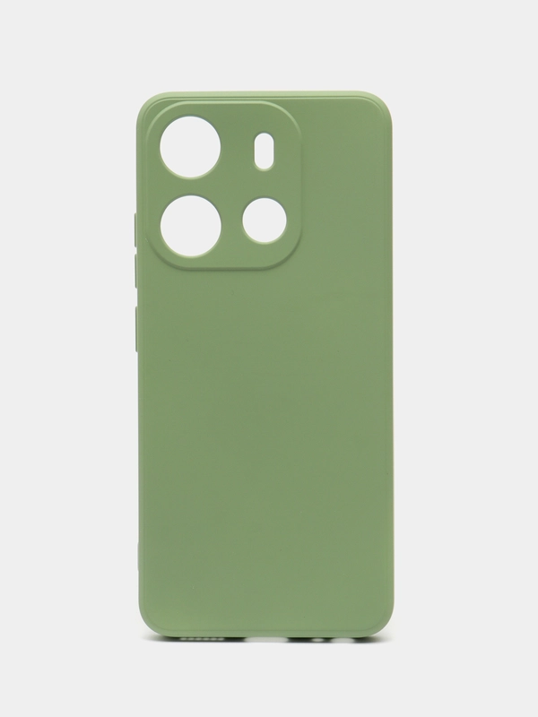 Чехол-накладка Krutoff Silicone Case для TECNO POP 7/7 Pro/Spark Go 2023 зелёный