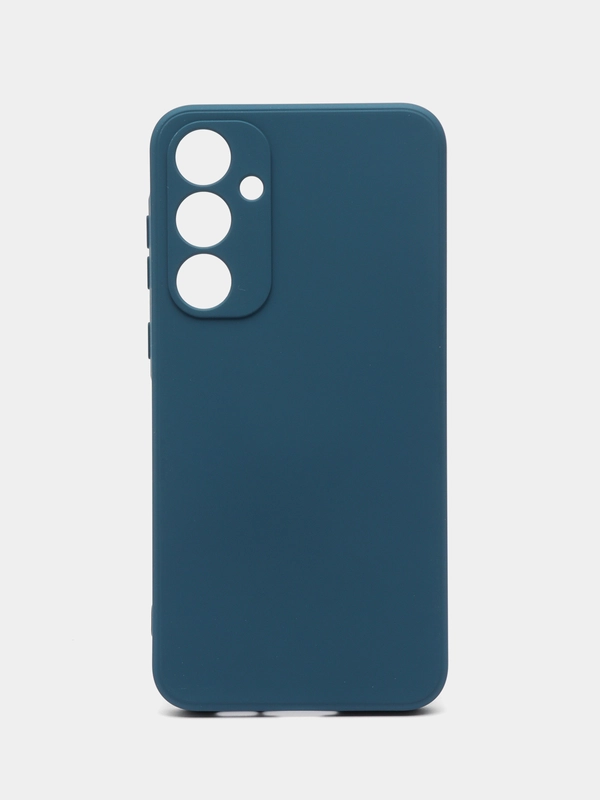 Чехол-накладка Krutoff Silicone Case для Samsung Galaxy A55 5G (A556) синий