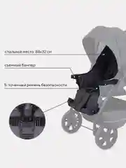 Зеленый коляска детская RANT basic "RIVA" PW