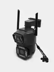 Камера видеонаблюдения WiFi уличная, с двойным объективом, 4G SIM-картой
