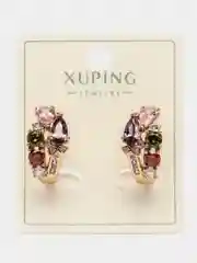 Розовый серьги XUPING гипоаллергенный медицинский сплав