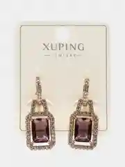 Сиреневый серьги Xuping гипоаллергенный медицинский сплав