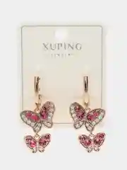 Фиолетовый серьги Xuping гипоаллергенный медицинский сплав