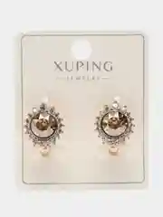 Оранжевый серьги Xuping гипоаллергенный медицинский сплав