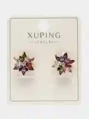 Красный серьги Xuping гипоаллергенный медицинский сплав