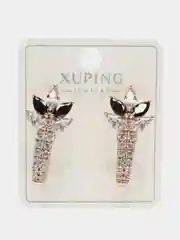 Черный серьги Xuping гипоаллергенный медицинский сплав