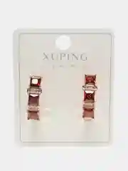 Красный серьги Xuping гипоаллергенный медицинский сплав