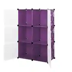 Фиолетовый шкаф Paxwell 2х3