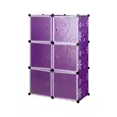 Фиолетовый шкаф Paxwell 2х3