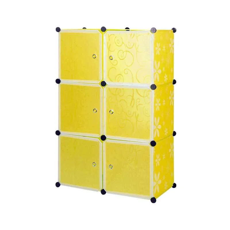 Желтый шкаф Paxwell 2х3