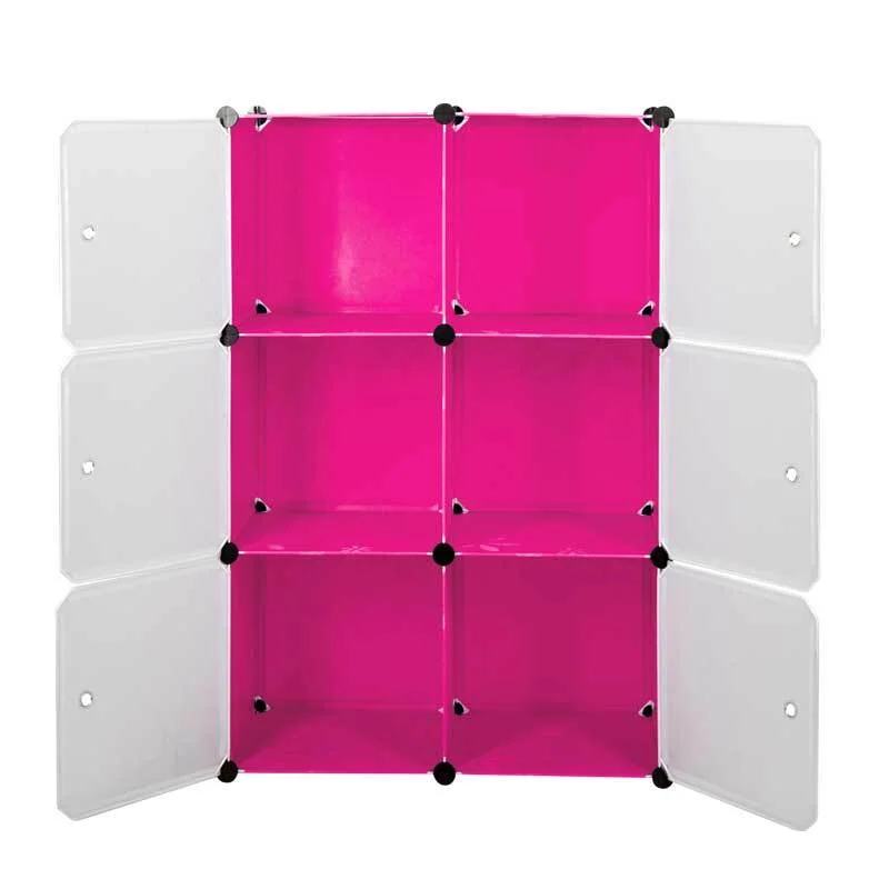 Розовый шкаф Paxwell 2х3