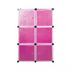 Розовый шкаф Paxwell 2х3