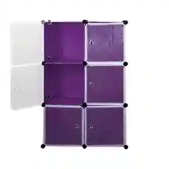 Фиолетовый шкаф Paxwell 2х3