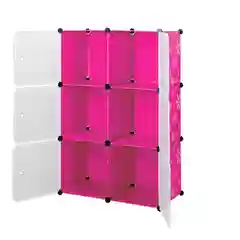 Розовый шкаф Paxwell 2х3