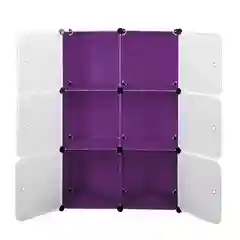 Фиолетовый шкаф Paxwell 2х3
