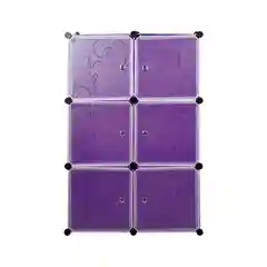 Фиолетовый шкаф Paxwell 2х3
