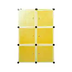 Желтый шкаф Paxwell 2х3