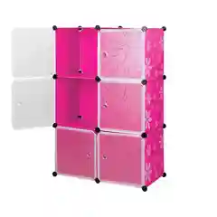 Розовый шкаф Paxwell 2х3