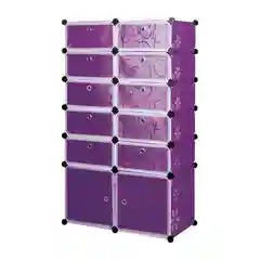Фиолетовый шкаф Paxwell 2х6