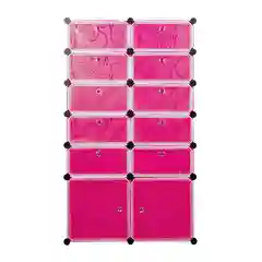 Розовый шкаф Paxwell 2х6