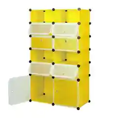 Желтый шкаф Paxwell 2х6