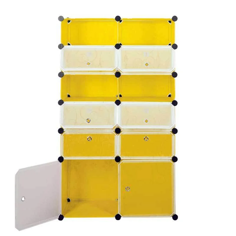 Желтый шкаф Paxwell 2х6