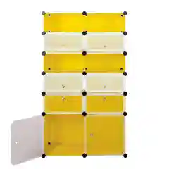 Желтый шкаф Paxwell 2х6