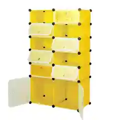 Желтый шкаф Paxwell 2х6
