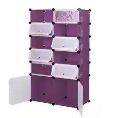 Фиолетовый шкаф Paxwell 2х6