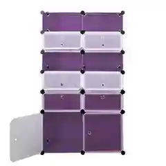 Фиолетовый шкаф Paxwell 2х6