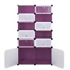 Фиолетовый шкаф Paxwell 2х6
