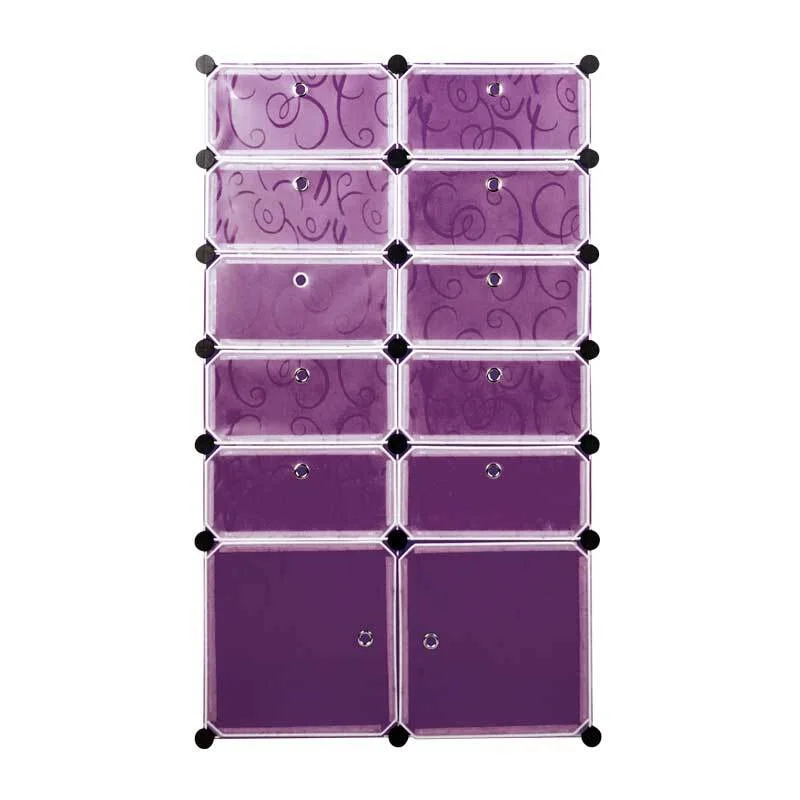 Фиолетовый шкаф Paxwell 2х6
