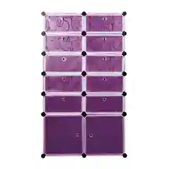 Фиолетовый шкаф Paxwell 2х6