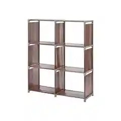 Коричневый стеллаж Paxwell Компакс 6Д